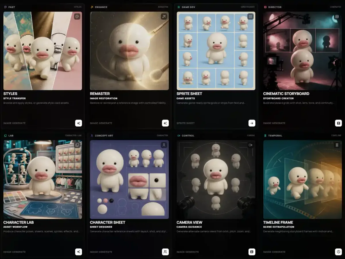 Codex Studio recipe index with guided image workflows